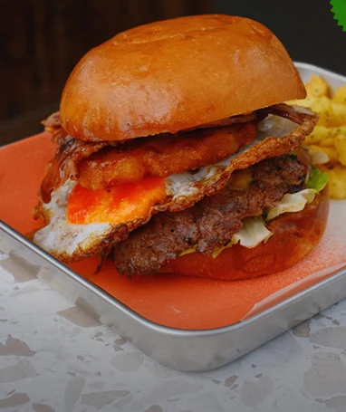 Breakfast Smash Burger